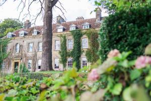 Ein altes Haus, auf dem Efeu wächst. in der Unterkunft Holbrook Manor & Spa - OCEANA COLLECTION in Wincanton