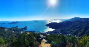 a view of the amalfi coast in italy at Guesthouse SETOUCHI LIFE in Kure +37 photos