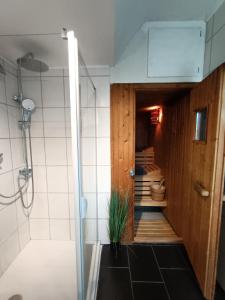 Koupelna v ubytování Haus Tourneur