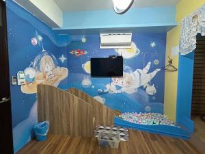 We Smile B&B tesisinde bir televizyon ve/veya eğlence merkezi