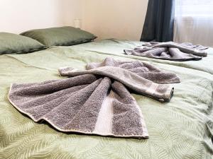 Postel nebo postele na pokoji v ubytování Apartmány Plzeň Zborovská 22 a