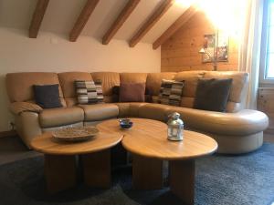 Posezení v ubytování Chalet Ancienne Poste