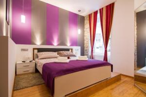 Postel nebo postele na pokoji v ubytování VisitZagreb Apartment