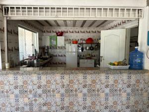 Kuchyň nebo kuchyňský kout v ubytování Casa sítio