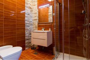 Koupelna v ubytování VisitZagreb Apartment