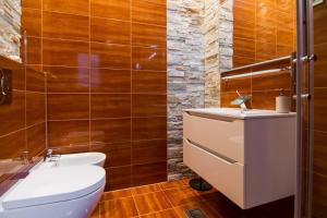 Koupelna v ubytování VisitZagreb Apartment