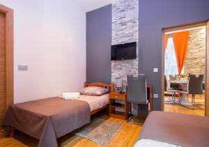 Postel nebo postele na pokoji v ubytování VisitZagreb Apartment