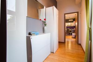 Kuchyň nebo kuchyňský kout v ubytování VisitZagreb Apartment