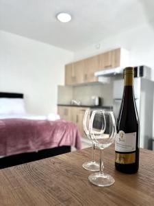 Nápoje v ubytování Sky Apartments 503