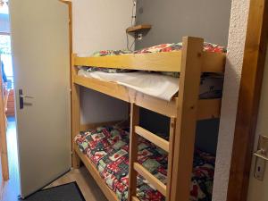 Katil dua tingkat atau katil-katil dua tingkat dalam bilik di Appartement Châtel, 3 pièces, 6 personnes - FR-1-198-230