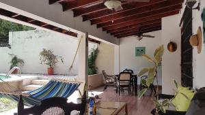 Ruang duduk di DUPLEXU PANAMA Homestay