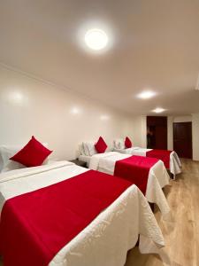 Krevet ili kreveti u jedinici u okviru objekta Hotel Fontibon