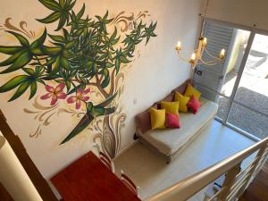 Χώρος καθιστικού στο Apartamento Duplex del Botanico