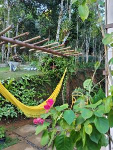 Jardín al aire libre en Vila Mulungu Casa