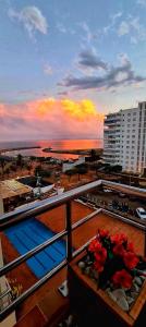 Balkón nebo terasa v ubytování Sunsetmare Vacational Apartment