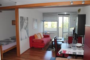 Posezení v ubytování Ostsee-Ferienapartement K217 für 2-4 Personen