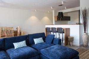 Гостиная зона в Appartement moderne de 3 chambres avec jardin près de la plage