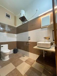Koupelna v ubytování Tattva Paying guesthouse