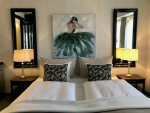 Voodi või voodid majutusasutuse Park Hotel & Vinbar toas