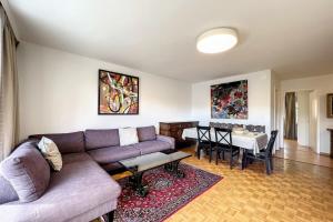 Χώρος καθιστικού στο Richemont - A charming stay in the heart of the Alps