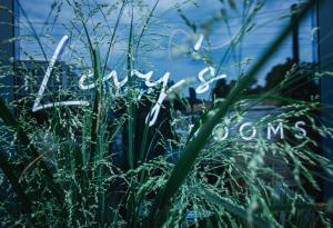 un campo de hierba alta con un cartel que dice plantas en Levy's Rooms & Breakfast, en Salzburgo