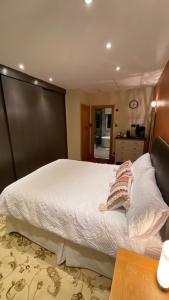 Ένα ή περισσότερα κρεβάτια σε δωμάτιο στο Stunning double bedroom Greenwich London