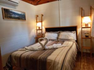 Postel nebo postele na pokoji v ubytování El Paraje del Chef