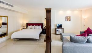 Katil atau katil-katil dalam bilik di Black Diamond Hotel