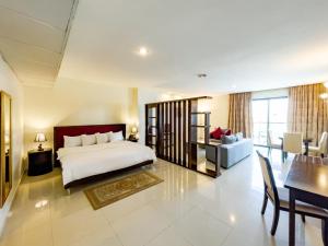 Katil atau katil-katil dalam bilik di Black Diamond Hotel
