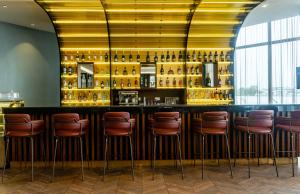 Lounge atau bar di Black Diamond Hotel