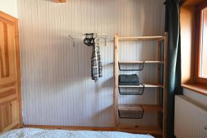 Postel nebo postele na pokoji v ubytování Apartmán s krbom vedľa Zubačky