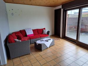 Posezení v ubytování Vakantiewoning Sint-Jan