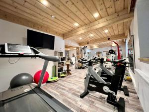 The fitness centre and/or fitness facilities at Hotel Annelies