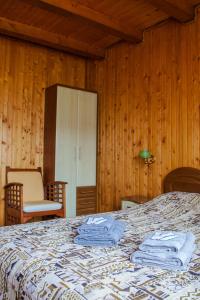 Postel nebo postele na pokoji v ubytování Kryvorizka Palanka
