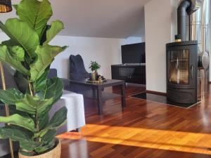 Posezení v ubytování Appartement Lockei