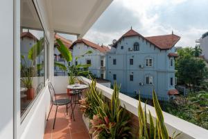 Το κτήριο όπου στεγάζεται  το διαμέρισμα