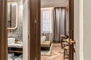 Χώρος καθιστικού στο THE STEPS Hotel - by Eitch Collection