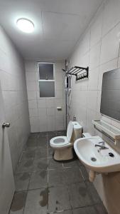 a bathroom with a toilet and a sink at SYG12 Homestay Dalur Presint 18 in Putrajaya