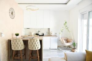 Η κουζίνα ή μικρή κουζίνα στο pappy home