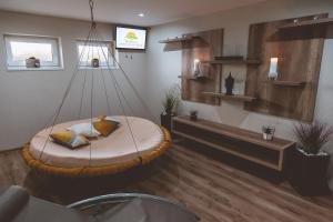 A seating area at Apartmán Zara