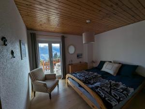 Voodi või voodid majutusasutuse Chalet Cactus - 4 Vallées toas