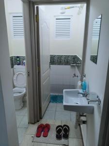 Home away tesisinde bir banyo