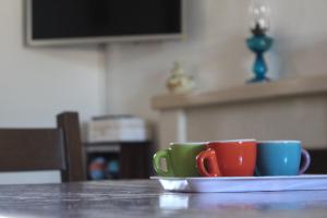 Príslušenstvo na prípravu kávy alebo čaju v ubytovaní Pietra d'angolo