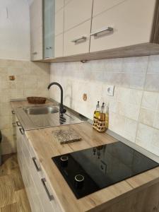 Кухня или кухненски бокс в Apartments Ljubica Tivat