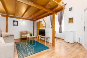 Uma TV ou centro de entretenimento em Sesame light