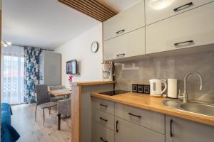 Kuchyňa alebo kuchynka v ubytovaní Apartament 38 i 37 Okrzei 1c