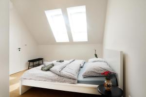 Voodi või voodid majutusasutuse Apartmán Frolkova Strážnice toas