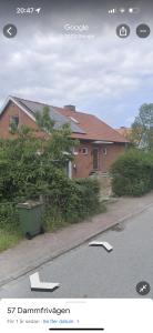 a picture of a house on the side of the road at Rum C Dammfrivägen 55 in Södervärn
