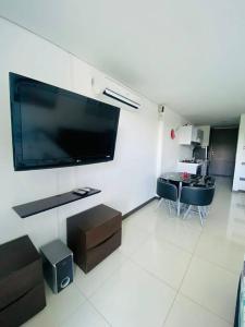 Kuchyň nebo kuchyňský kout v ubytování Disfruta hermoso apartaestudio