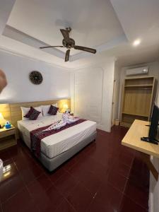 Voodi või voodid majutusasutuse Seaside Hotel toas